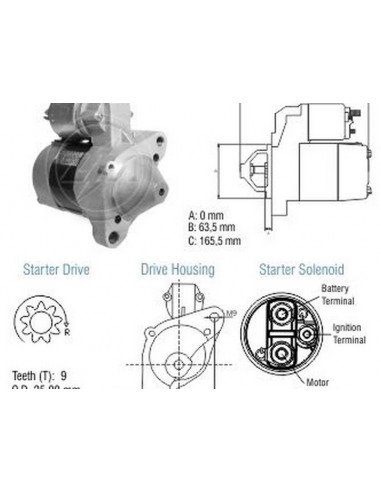 Motor De Arranque Nissan March/...