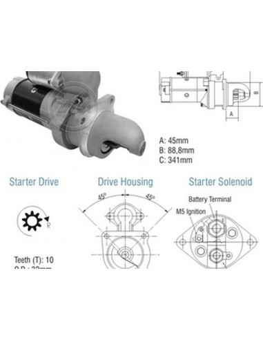 Motor De Arranque Motor Cummins 3.9/...