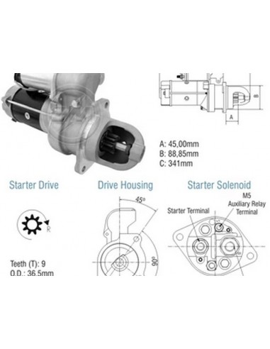 Motor De Arranque M.benz...
