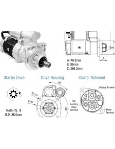 Motor De Arranque M.benz...