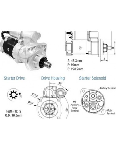Motor De Arranque M.benz...