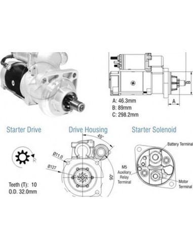 Motor De Arranque Ford Cargo...