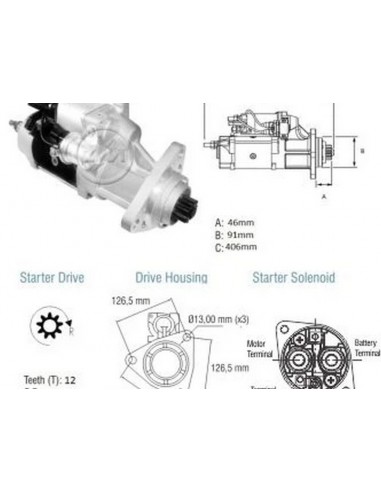 Motor De Arranque Ford Cargo...