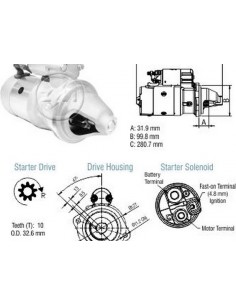 Motor De Arranque Ford...