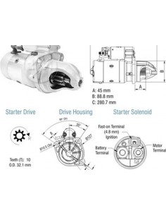 Motor De Arranque Ford...