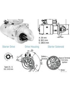 Motor De Arranque Tractores...