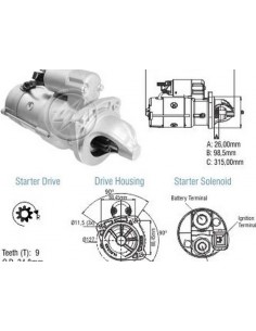 Motor De Arranque 13180 /...
