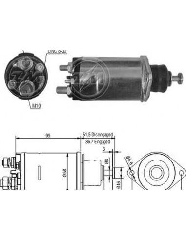 Solenoide Chevrolet C/motor Cummins...