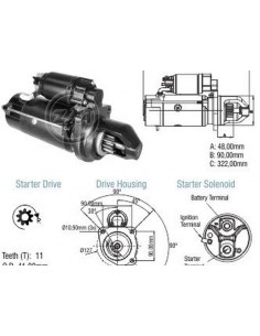 Motor De Arranque Case 105...