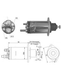 Solenoide 28 Mt (d.remy) 12v