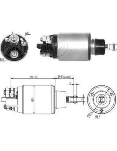 Solenoide Case / New Holland / Valtra...