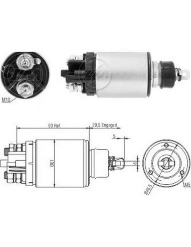 Solenoide Case / M.ferguson / Valtra...