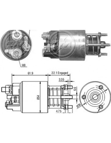 Solenoide Nissan Primera 1.6...