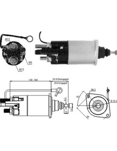 Solenoide M.benz Mack-cummins H.duty...
