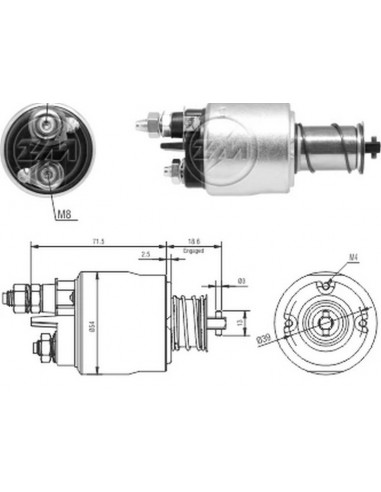 Solenoide Fiat Palio 1.4 Fire / Siena...