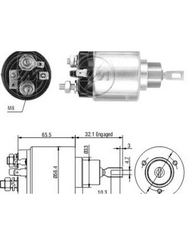 Solenoide Chevrolet Monza/pick-up...