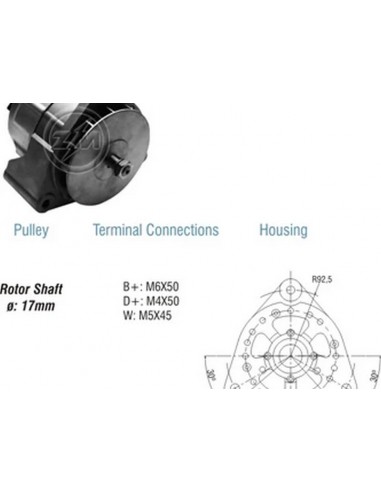 Alternador Case W18,w20/ M.benz 1214,...