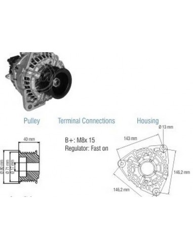 Alternador M.benz...