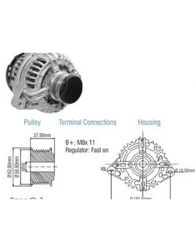 Alternador Toyota Hilux Desde 2005...