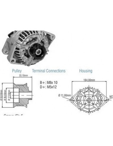 Alternador Gm Astra / Vectra - Fiat...