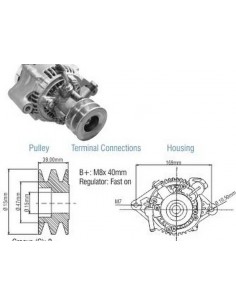 Alternador Toyota...