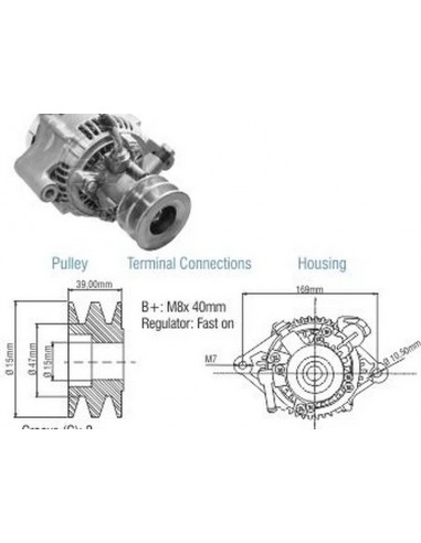 Alternador Toyota Hilux/land Cruiser...