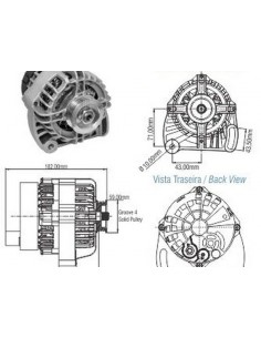 Alternador Fiat...