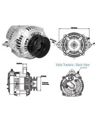 Alternador John Deere...