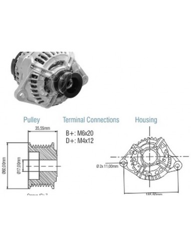 Alternador Fiat Ducato (0124525196)...