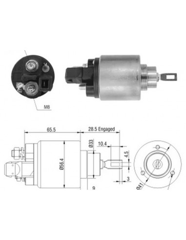 Solenoide Volkswagen Polo/gol/audi...