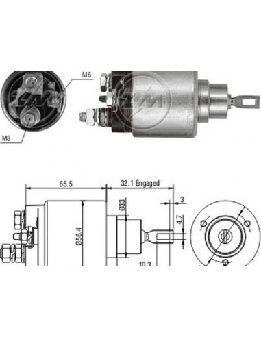 Solenoide Fiat Palio/siena/uno (bosch...