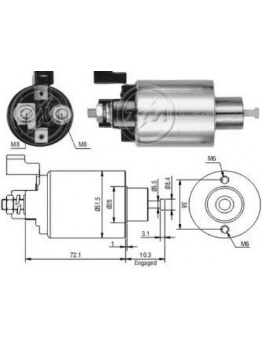 Solenoide Chrysler Stratus,sebring...