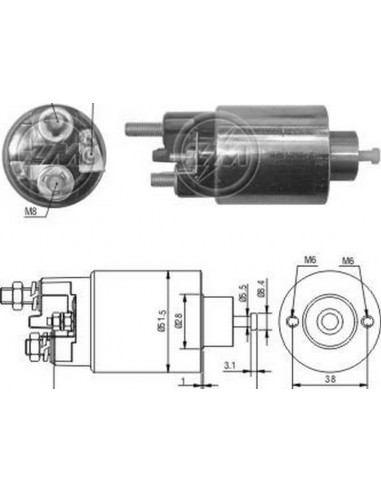 Solenoide Jeep Jpx (mitsubishi) 12v