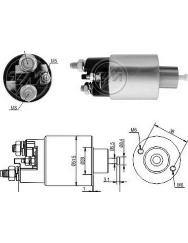 Solenoide Renault Kangoo,logan...